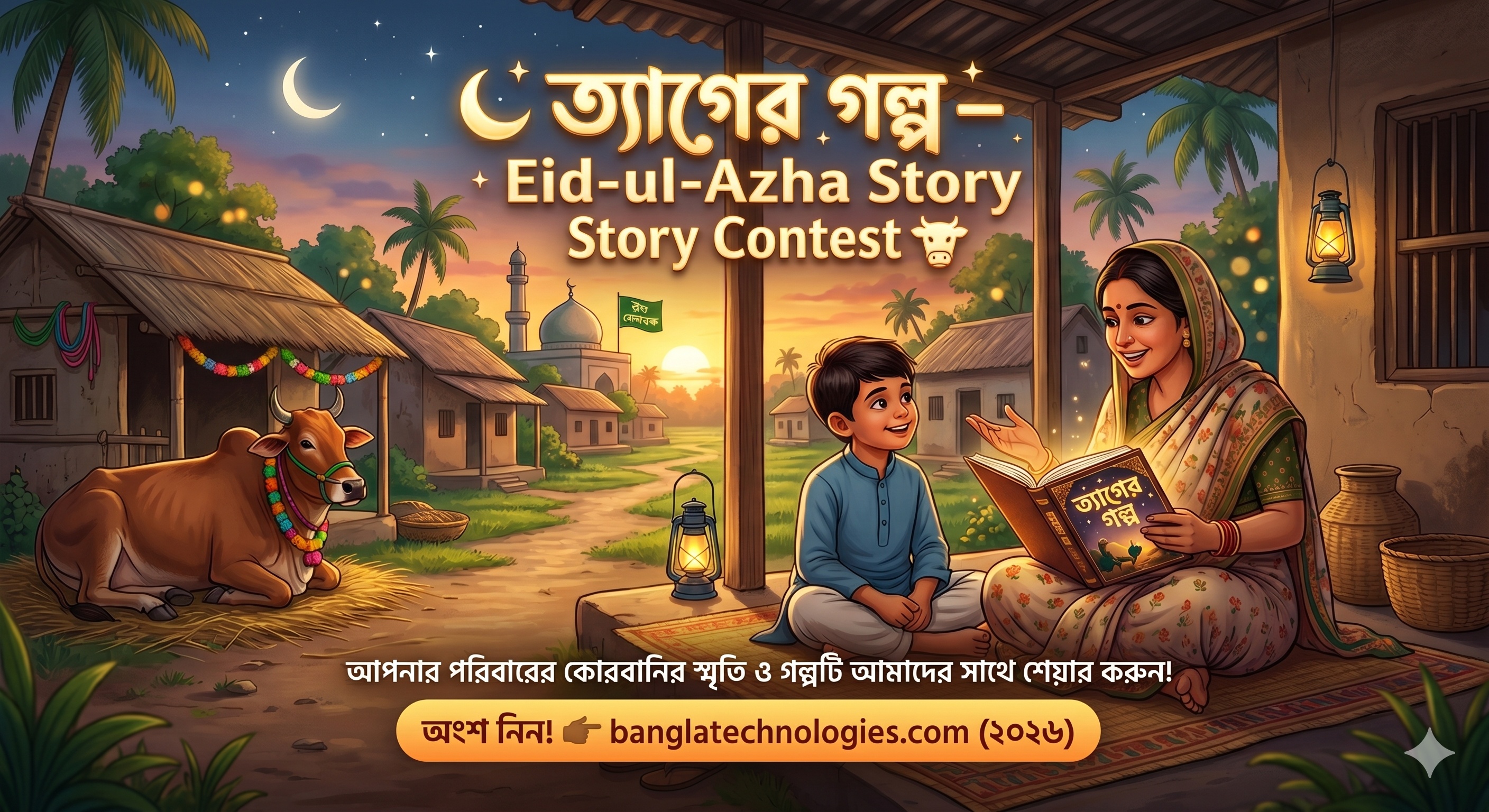 🌙 ত্যাগের গল্প – Eid-ul-Azha Story Contest 🐄 2026